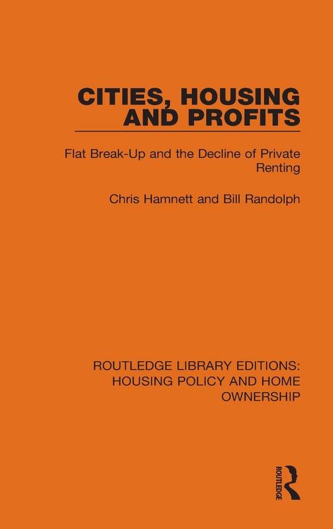Produktbild: Cities, Housing and Profits