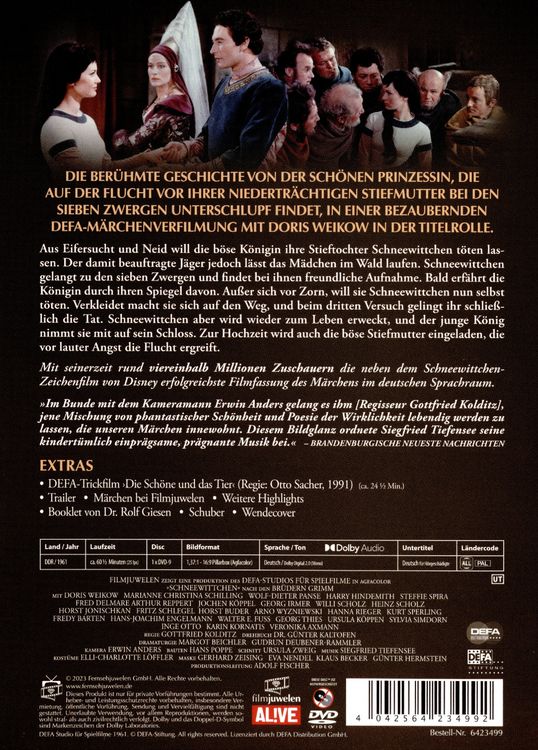 Produktbild: Schneewittchen (Filmjuwelen / DEFA-M&auml;rchen)