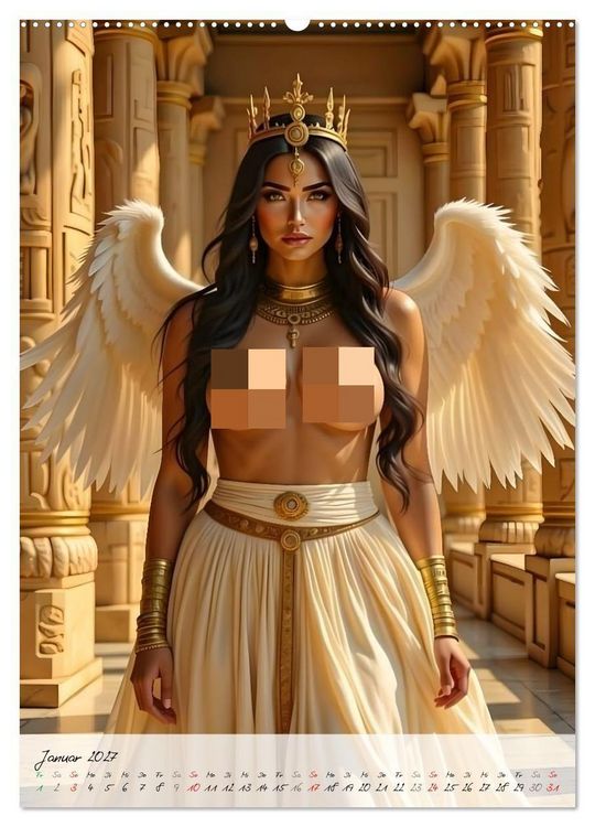 Produktbild: G&ouml;ttinnen der &Auml;gypter (hochwertiger Premium Wandkalender 2027 DIN A2 hoch), Kunstdruck in Hochglanz