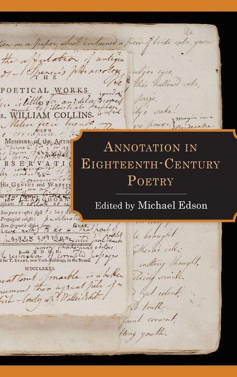 Produktbild: Annotation in Eighteenth-Century Poetry
