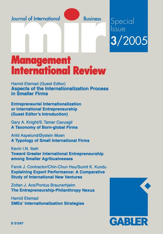 Produktbild: Aspects of the Internationalization Process in Smaller Firms