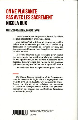 Produktbild: On ne plaisante pas avec les sacrements