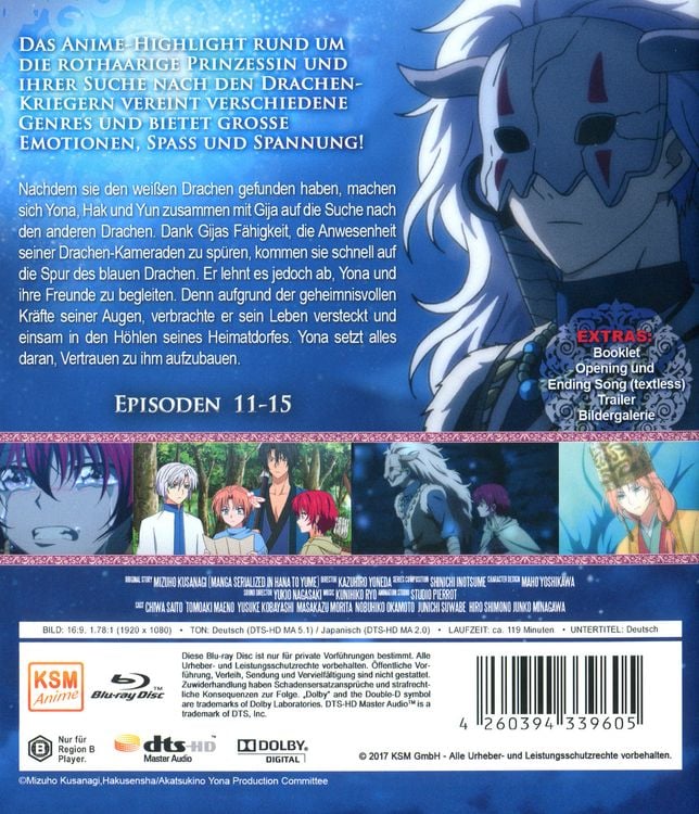 Produktbild: Akatsuki No Yona - Prinzessin der Morgend&auml;mmerung - Volume 3 (Episode 11-15)