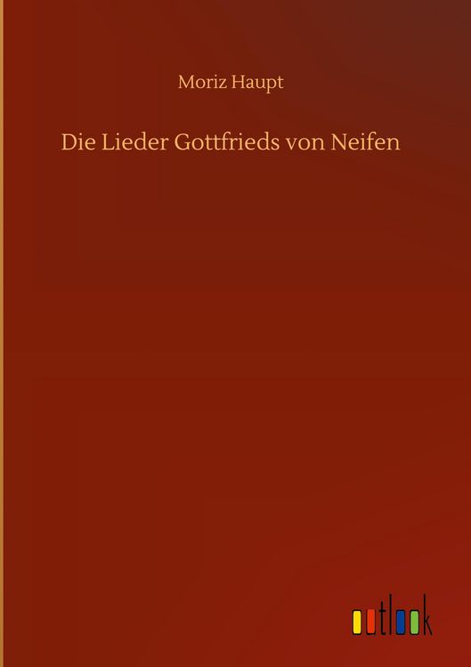 Produktbild: Die Lieder Gottfrieds von Neifen