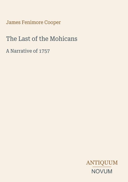 Produktbild: The Last of the Mohicans
