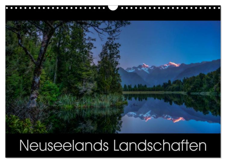 Produktbild: Neuseelands Landschaften (Wandkalender 2026 DIN A3 quer), CALVENDO Monatskalender