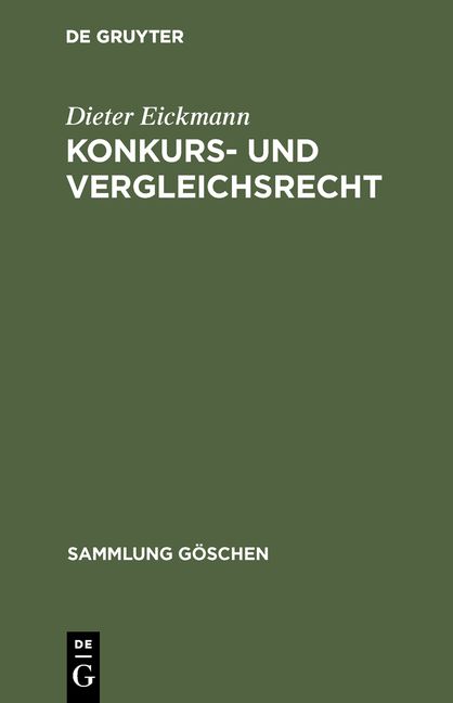 Produktbild: Konkurs- und Vergleichsrecht