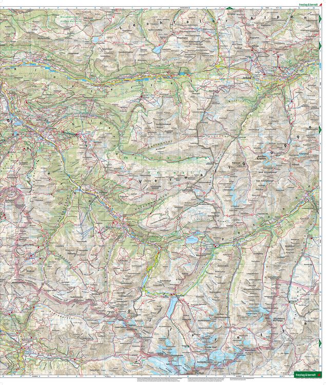 Produktbild: Freytag & berndt Wanderkarte WK 374 Montafon, Klostertal - Silvretta 1:50.000