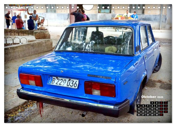 Produktbild: LADA-2107 - Die Auto-Ikone der UdSSR (Wandkalender 2026 DIN A4 quer), CALVENDO Monatskalender