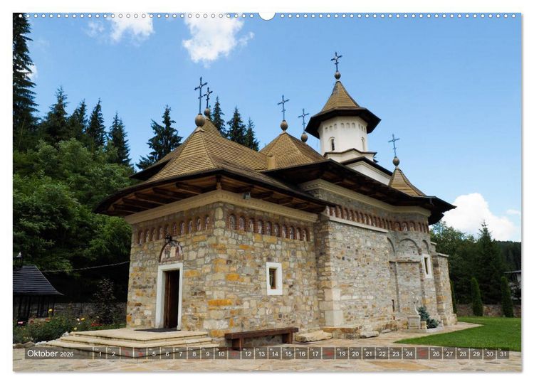 Produktbild: Kl&ouml;ster in der Bucovina (Wandkalender 2026 DIN A2 quer), CALVENDO Monatskalender