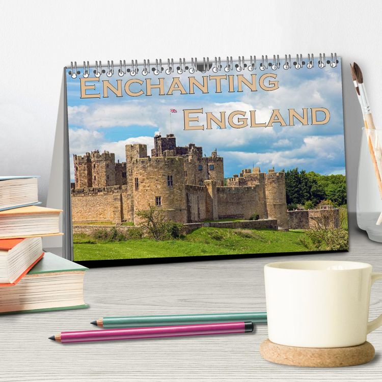 Produktbild: Enchanting England (Desk Calendar 2026 DIN A5 landscape), CALVENDO 12 Month DeskCalendar