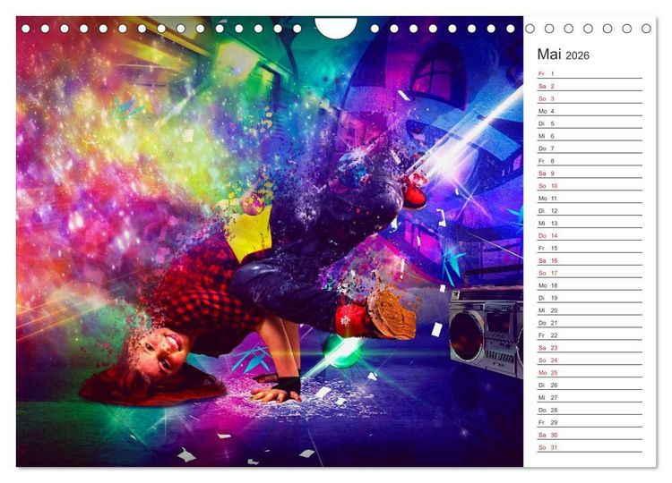 Produktbild: Break Dance (Wandkalender 2026 DIN A4 quer), CALVENDO Monatskalender