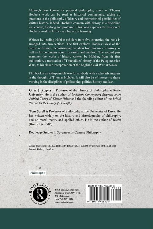 Produktbild: Hobbes and History