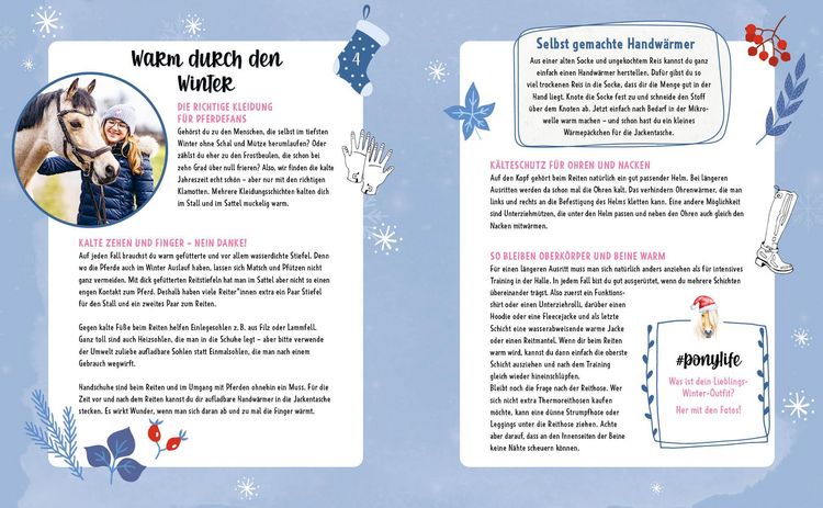 Produktbild: # ponylife &ndash; Mein Adventskalenderbuch &ndash; Von Lia und Lea