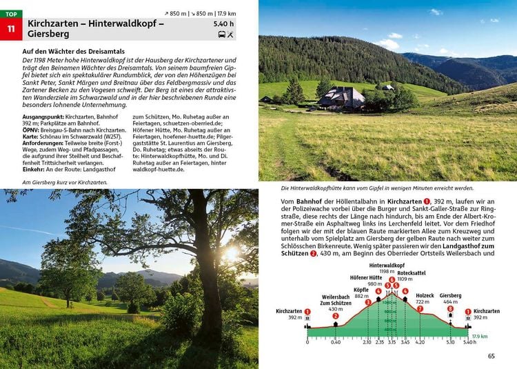 Produktbild: ROTHER Wanderf&uuml;hrer Schwarzwald S&uuml;d: zwischen Freiburg und Basel. 60 Touren