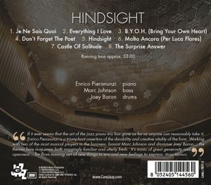 Produktbild: Enrico Pieranunzi & Marc Johnson & Joey Baron: Hindsight