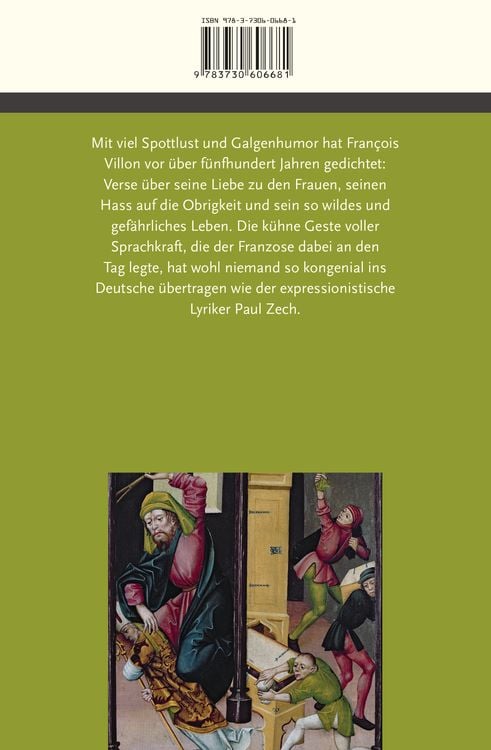 Produktbild: Die Balladen und lasterhaften Lieder des Francois Villon