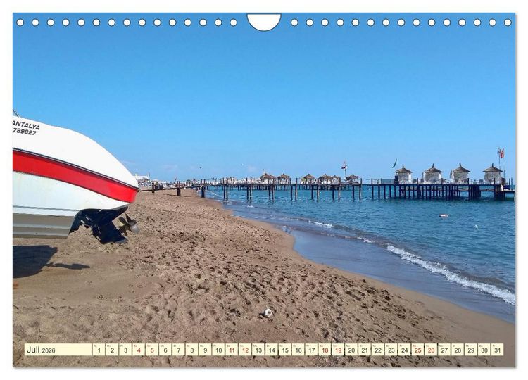 Produktbild: Urlaubsparadies Antalya-Lara (Wandkalender 2026 DIN A4 quer), CALVENDO Monatskalender