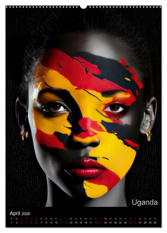 Produktbild: Afrikanische Sch&ouml;nheiten (Wandkalender 2026 DIN A2 hoch), CALVENDO Monatskalender