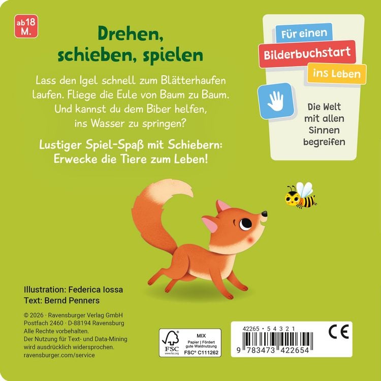 Produktbild: Mein Schiebe-Mitmachbuch - Waldtiere