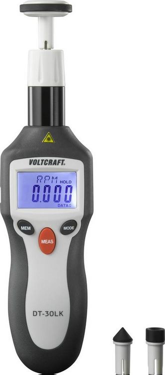 Produktbild: VOLTCRAFT DT-30LK Drehzahlmesser mechanisch, optisch 2 - 20000 U/min 2 - 200000 U/min
