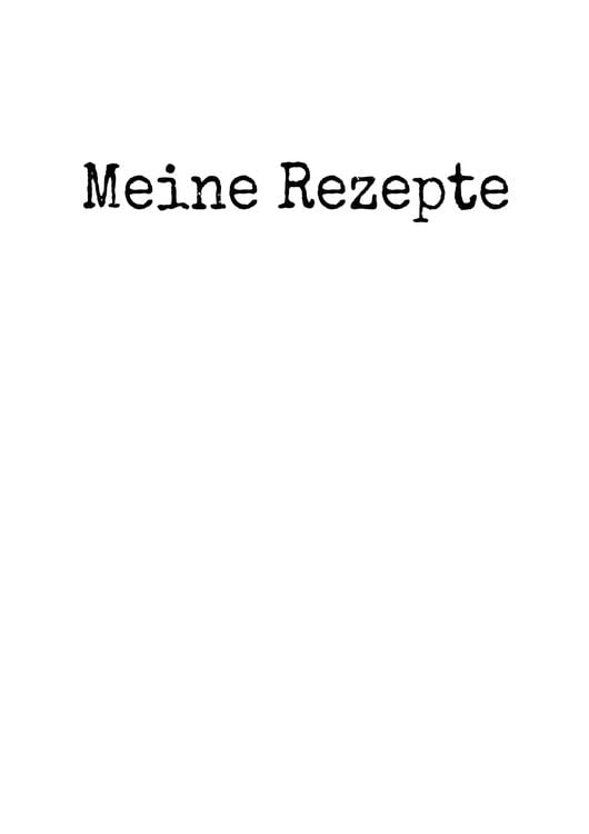 Produktbild: Meine Rezepte A4