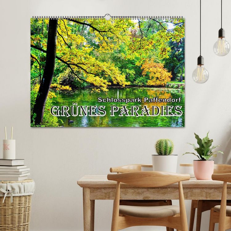 Produktbild: Gr&uuml;nes Paradies - Schlosspark Paffendorf (Wandkalender 2026 DIN A2 quer), CALVENDO Monatskalender