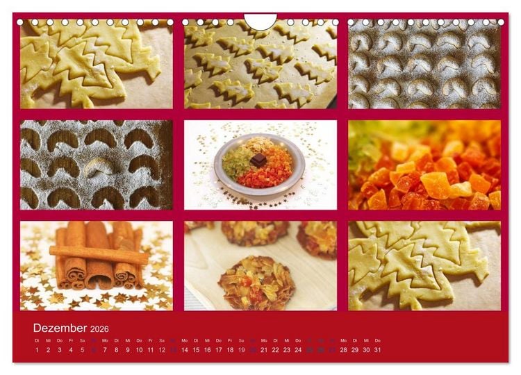 Produktbild: Food (Wandkalender 2026 DIN A4 quer), CALVENDO Monatskalender