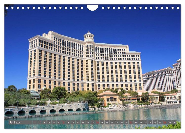 Produktbild: Las Vegas - Nevada (Wandkalender 2026 DIN A4 quer), CALVENDO Monatskalender