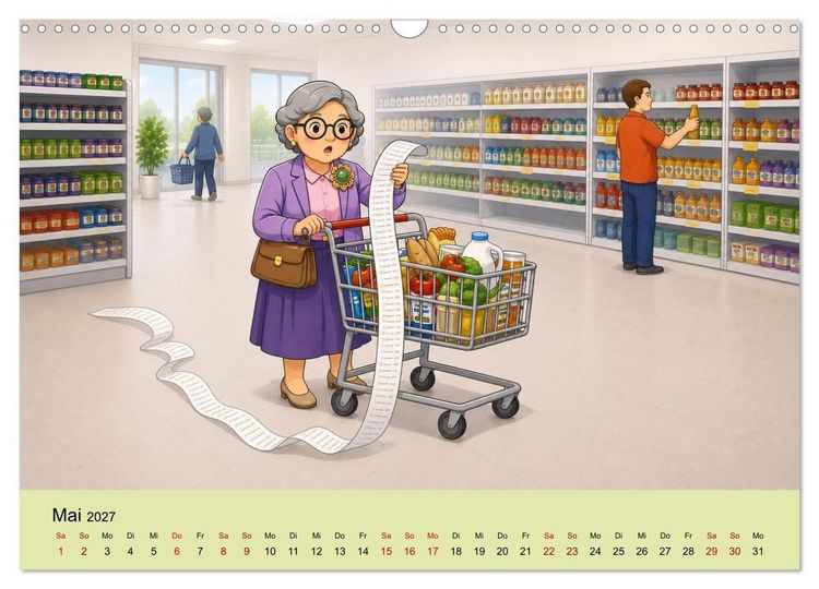 Produktbild: Die wunderbare Welt der Oma (Wandkalender 2027 DIN A3 quer), CALVENDO Monatskalender