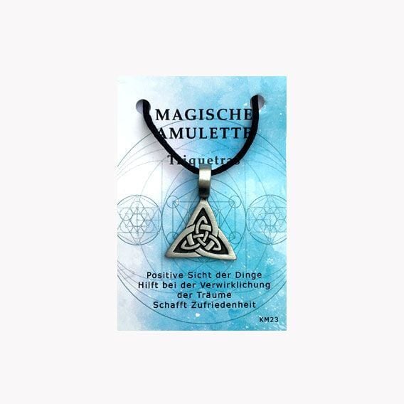 Produktbild: Triquetras Minicard Zinnamulett Magisch
