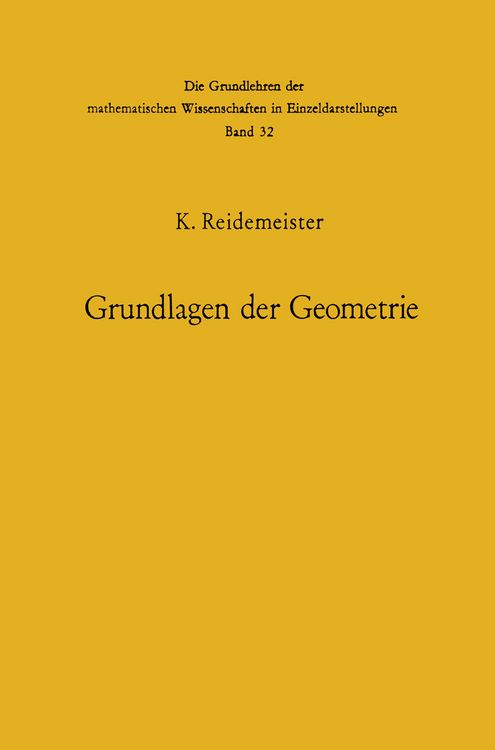 Produktbild: Vorlesungen &uuml;ber Grundlagen der Geometrie
