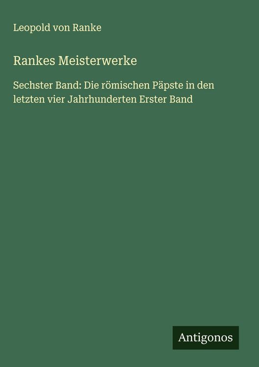 Produktbild: Rankes Meisterwerke