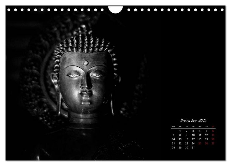 Produktbild: Worte des Buddha 2026 (Wandkalender 2026 DIN A4 quer), CALVENDO Monatskalender