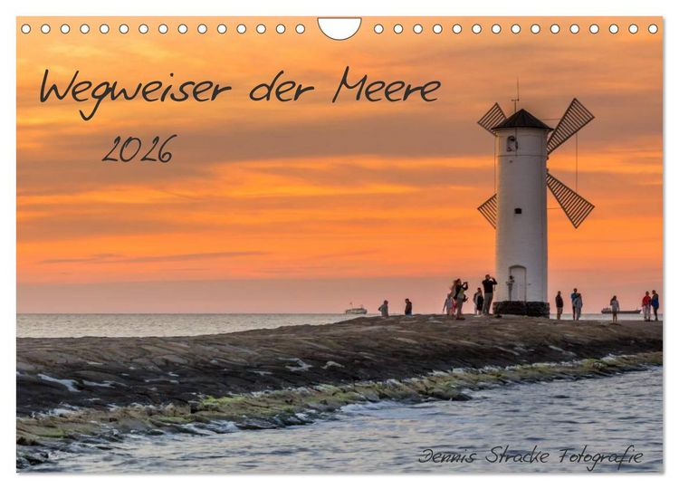Produktbild: Wegweiser der Meere (Wandkalender 2026 DIN A4 quer), CALVENDO Monatskalender