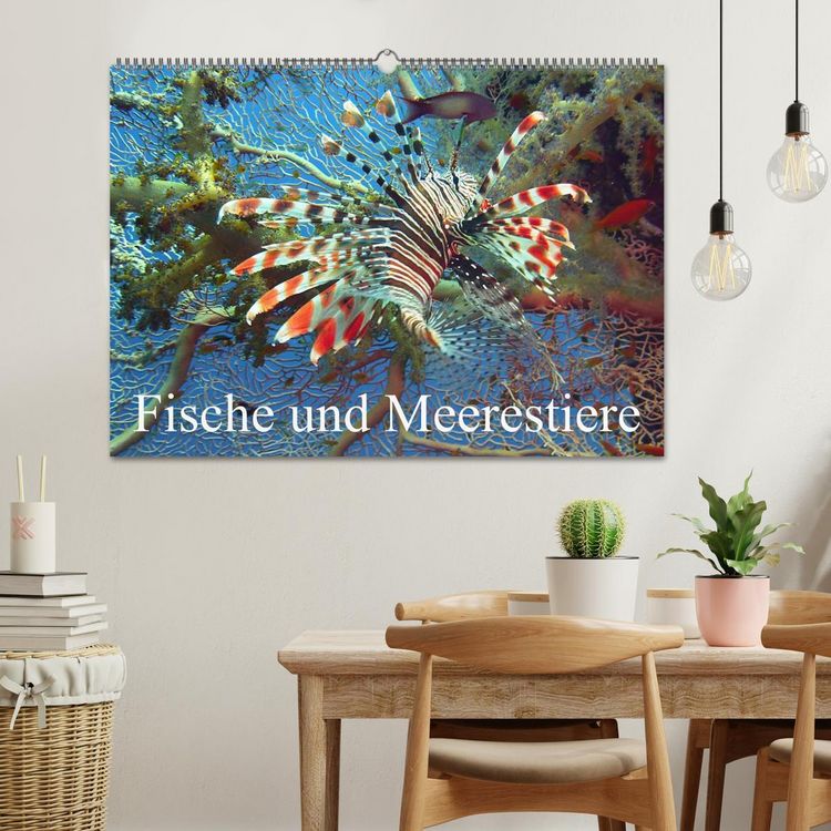 Produktbild: Fische und Meerestiere (Wandkalender 2026 DIN A2 quer), CALVENDO Monatskalender