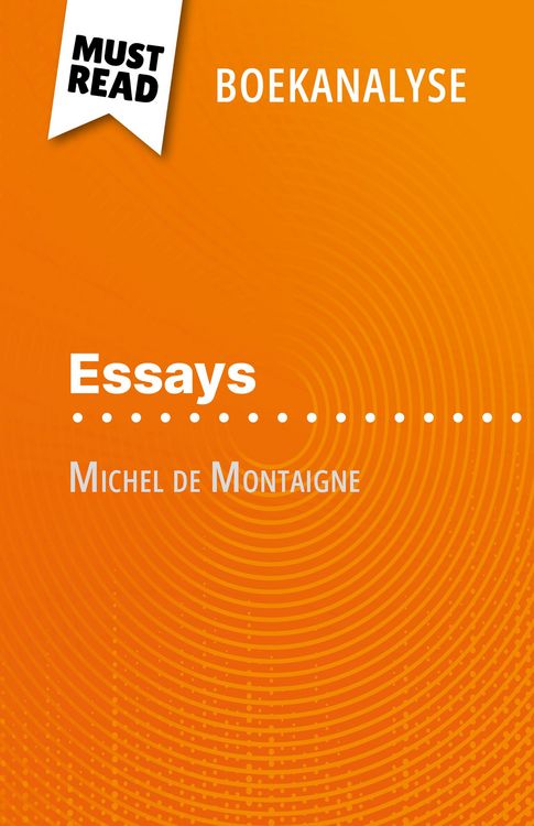 Produktbild: Essays van Michel de Montaigne (Boekanalyse)