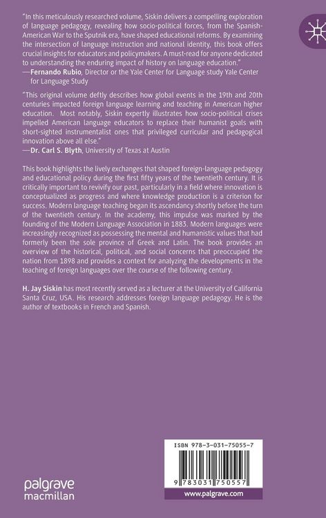 Produktbild: The History of Language Teaching from The Spanish-American War Until the Sputnik Moment