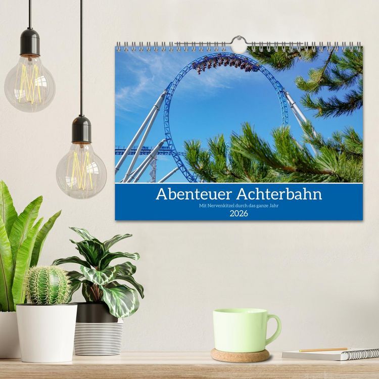 Produktbild: Abenteuer Achterbahn (Wandkalender 2026 DIN A4 quer), CALVENDO Monatskalender