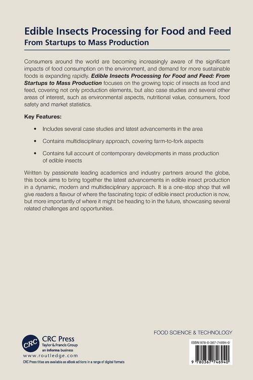 Produktbild: Edible Insects Processing for Food and Feed