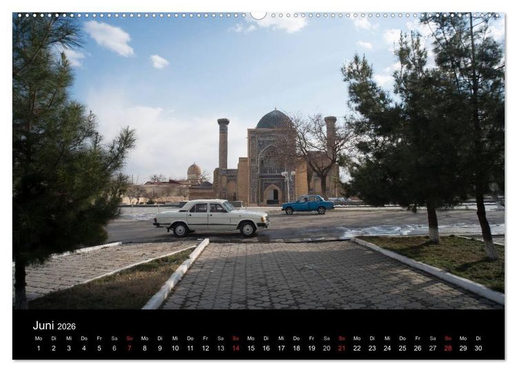 Produktbild: Usbekistan (Wandkalender 2026 DIN A2 quer), CALVENDO Monatskalender