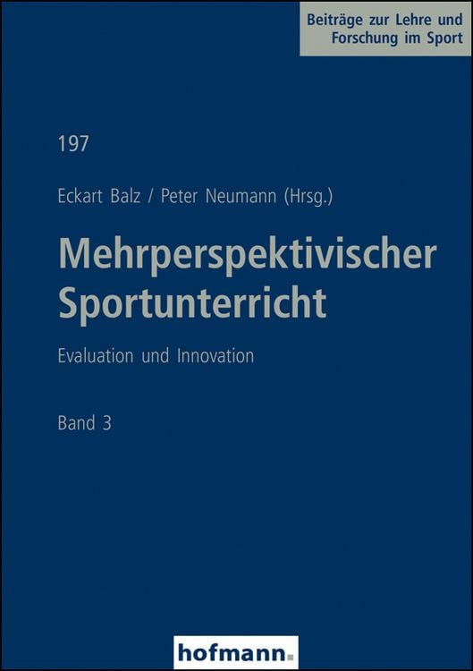 Bild vom Artikel Mehrperspektivischer Sportunterricht Band 3 vom Autor Eckart Balz