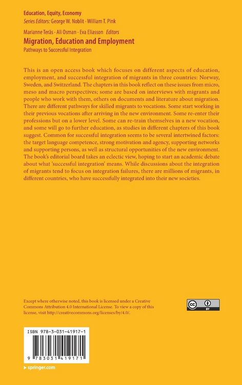 Produktbild: Migration, Education and Employment