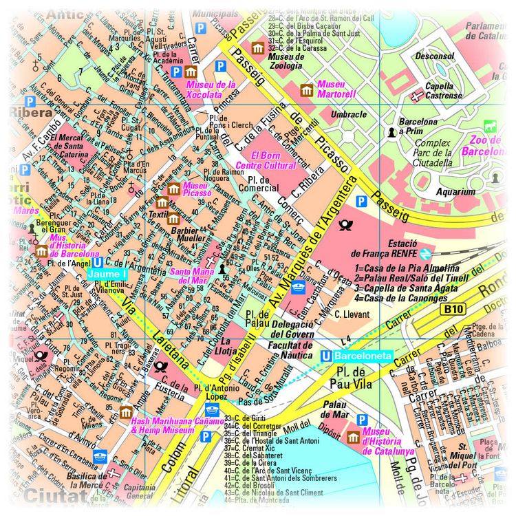 Produktbild: Publicpress Stadtplan Barcelona 1:11.000