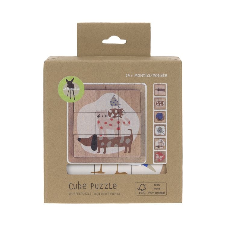 Produktbild: Cube Puzzle Wood Little Mateys
