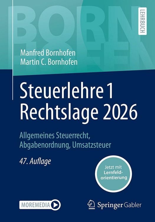 Produktbild: Steuerlehre 1 Rechtslage 2026