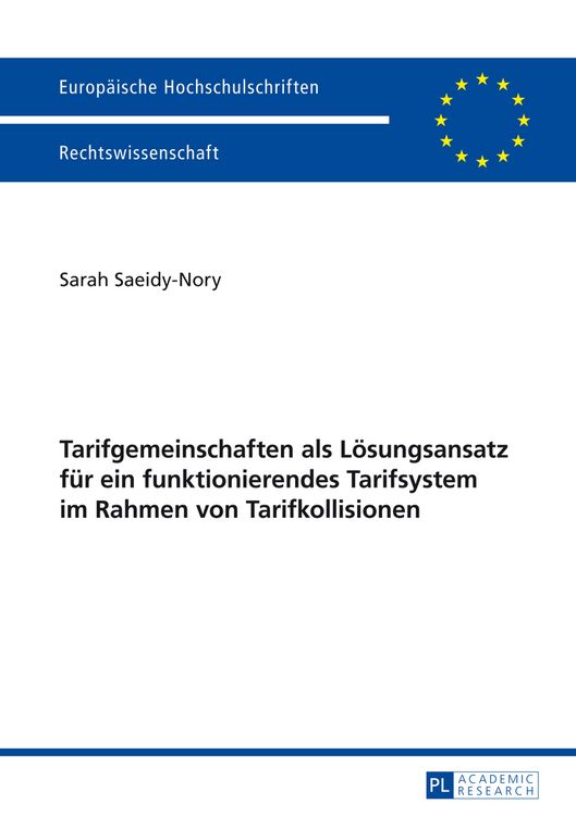 Produktbild: Tarifgemeinschaften als Loesungsansatz fuer ein funktionierendes Tarifsystem im Rahmen von Tarifkollisionen