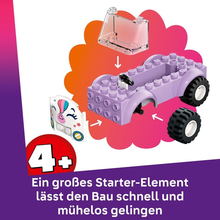 Produktbild: LEGO Friends 42675 Einhorn-Kuchenlieferwagen, Spielzeug mit Mini Puppen