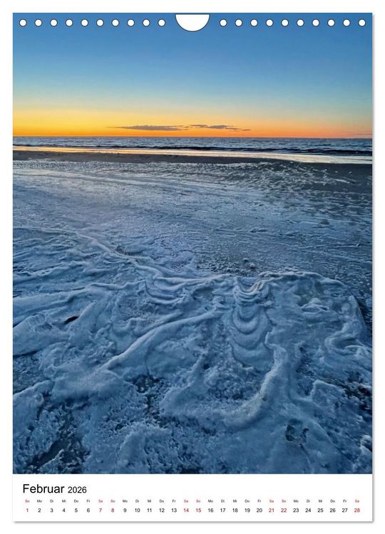 Produktbild: Strand der Sehnsucht - Sankt Peter-Ording (Wandkalender 2026 DIN A4 hoch), CALVENDO Monatskalender