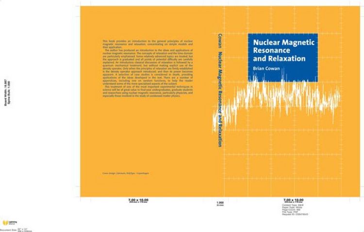 Produktbild: Nuclear Magnetic Resonance and Relaxation